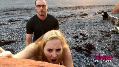 Honey Moon And Delirious Hunter - Amateur Couple Sex On The Beach (nova Scotia) on youpornvideos.one