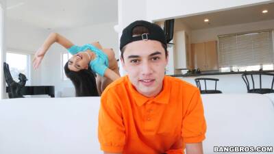 Lad fucks his premium Asian stepmom in both holes on youpornvideos.one