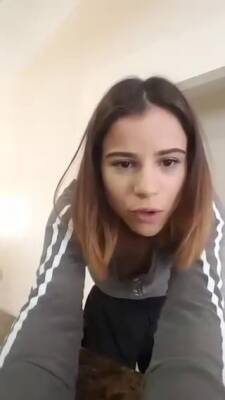 Lovely Girl In Skirt Bored On Periscope on youpornvideos.one