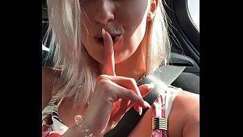 OMG! Secretly fingered to orgasm in the taxi. - Germany on youpornvideos.one