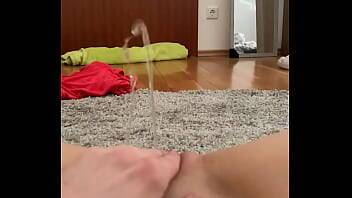 Pissing on my new carpet on youpornvideos.one