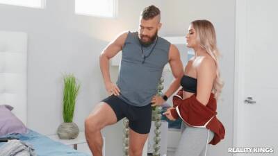 Deep vaginal makes sporty blonde crave for more on youpornvideos.one