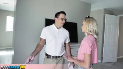 Emma Hix is late with the rent Again Her landlord is pissed off Again on youpornvideos.one