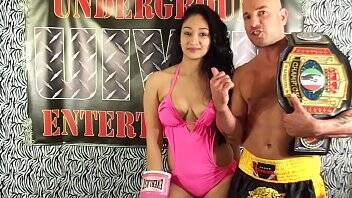 UIWP ENTERTAINMENT KING OF INTERGENDER SPORTS Big Breast Babe in her first Video ! on youpornvideos.one