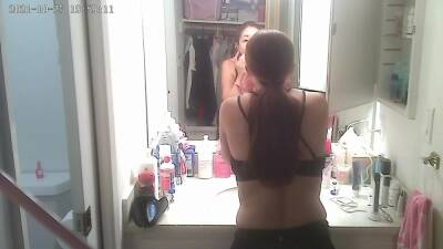 Japanese amateur wife getting undressed for shower and taking off her makeup - Japan on youpornvideos.one