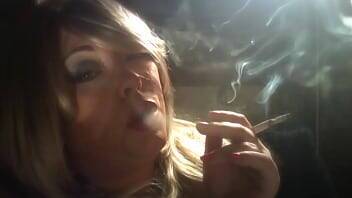 BBW Domme Tina Snua Smoking A Cigarette Deep Between Fingers With Drifting - Britain on youpornvideos.one