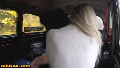 Bigtit blonde cabbie blows and rides dick on backseat on youpornvideos.one