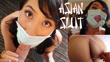 Covid Can't Keep Her Asian Holes From Getting Stuffed on youpornvideos.one