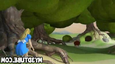 3D cartoon Alice in Wonderland gets licked and fucked on youpornvideos.one