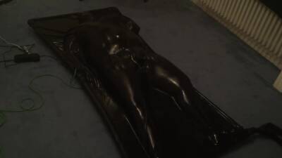 Latex Vacuum Bed Self Bondage - Germany on youpornvideos.one