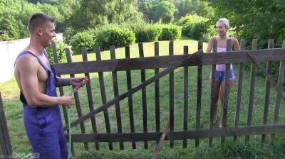 Skinny hon spreads wife for the neighbor in scenes of outdoor amateu on youpornvideos.one