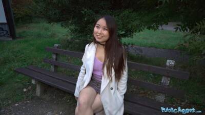 Public agent cheeky asian wants to pay to nail his huge fat dick - China on youpornvideos.one