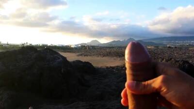 Masturbation beach in front two girls with cum on youpornvideos.one