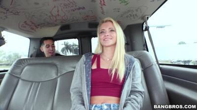 Cute blonde shares her first bang bus experience on youpornvideos.one