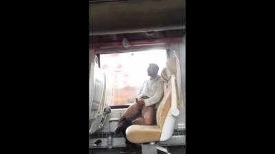 A striptease in a public train on youpornvideos.one