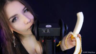 Kittyklaw Asmr Banana 3 Dio Licking Mouth Sounds Video on youpornvideos.one