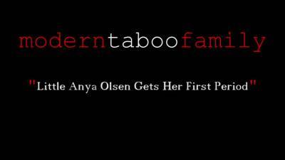 Little anya olsen gets her first period (modern taboo family) on youpornvideos.one