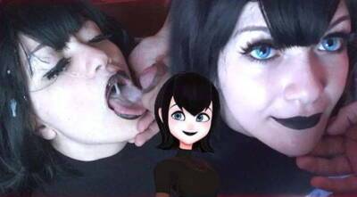 Hot goth gets a Massive cumshot on face - Mavis Cosplay on youpornvideos.one