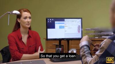 Sex in the loan office is a way for the girl to get a little help on youpornvideos.one