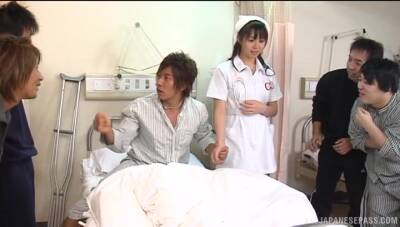 Aroused Japanese nurse knows the right treat for this guy - Japan on youpornvideos.one