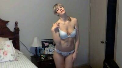 Sexy nerd long striptease on youpornvideos.one