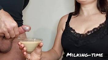 Cum Drinking Wife Part 2: Creamy Cocktail (Milking-time) on youpornvideos.one