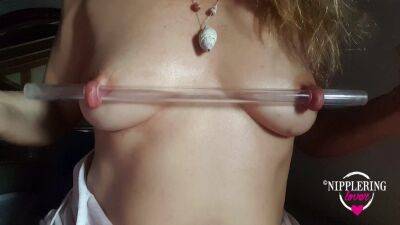 Nippleringlover Horny Milf Inserting 16mm See Through Tube In Extremely Stretched Pierced Nipples - Germany on youpornvideos.one