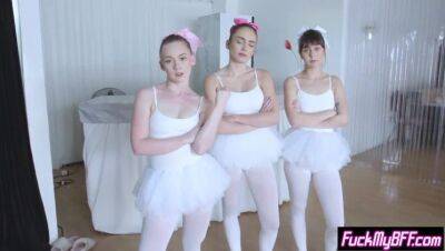 Flexible ballerina teens smashed by a new perv instructor on youpornvideos.one