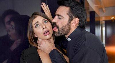 TOUGHLOVEX Ivy Lebelle rough sex with a priest on youpornvideos.one