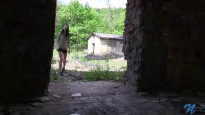 Lolly Pop is masturbating and getting orgasm in the abandoned place on youpornvideos.one