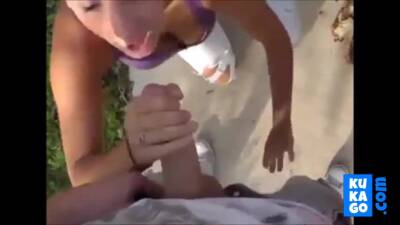 Facial on the biking trail on youpornvideos.one