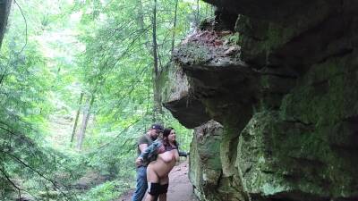 Hotwife Takes Cock Unprotected In The Woods on youpornvideos.one