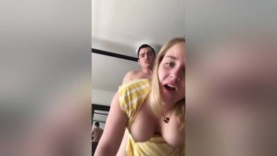 Blonde With Huge Tits Fucked From Behind on youpornvideos.one