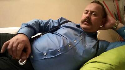 Big moustached daddy on youpornvideos.one