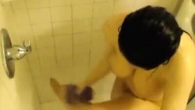 While my stepsister showers i cum on youpornvideos.one