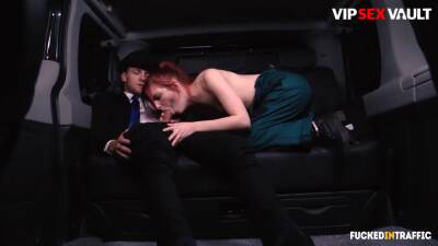 (Vanessa Shelby, Matt Ice) - Hardcore Car Sex With Naughty Redhead And Her Horny Driver on youpornvideos.one