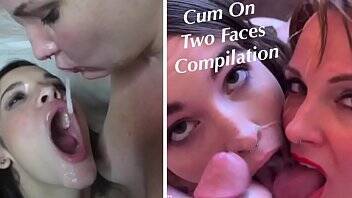 Cum on Two Girls: Facial Compilation with Cum Play & Cum Swallow -Featuring Eden Sin, Brooke Johnson, SexySpunkyGirl & Mister Spunks on youpornvideos.one