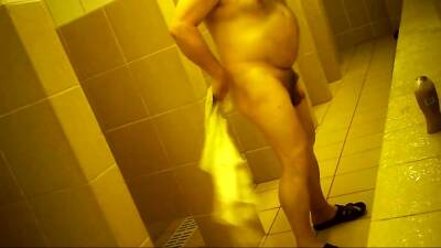 Naked men in public pool shower on youpornvideos.one