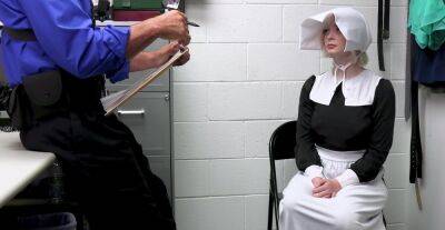 Pale blonde nun Annie Archer gets fucked hard for stealing. HD on youpornvideos.one