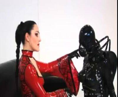 Tantalizing mistress enjoys BDSM and femdom with her submissive slaves on youpornvideos.one