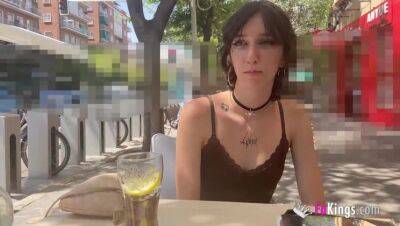 Hairy-pussied teen picked up in the street to fuck a much-older dude - Spain on youpornvideos.one