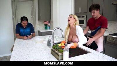 MomSlave.com- Stepson Can Fuck His Hot Stepmom Whenever He Wants - Brooklyn Chase on youpornvideos.one