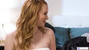 Solo girls meet in the coat room at a wedding - Whitney Wright and Madison Morgan on youpornvideos.one