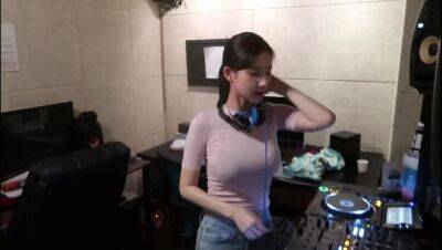 On the first day of learning Pilates, someone to play with in the DJ practice room! - China on youpornvideos.one