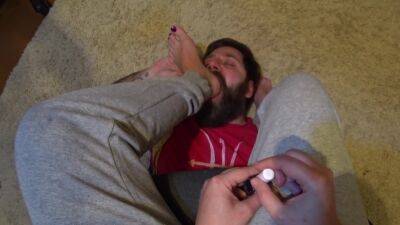 Human Foot Mat. She Uses Me As A Mat For Her Cold Feet - Russia on youpornvideos.one