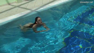 Enjoys Her Sweet Hot Body In The Pool Her Name Puzan Bruhova on youpornvideos.one