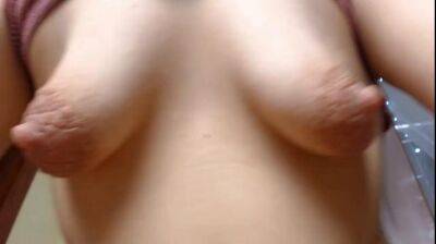 Shriveled puffy nipples small saggy tits pulled on on youpornvideos.one