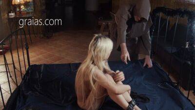 Young blonde slave gets ready to serve her Master on youpornvideos.one