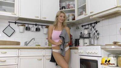 Masturbate with HardCore Toy in Kitchen by Katerina Hartlova on youpornvideos.one