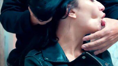 Hot Stepmom In Leather Jacket Loves Long Kisses On The Neck on youpornvideos.one